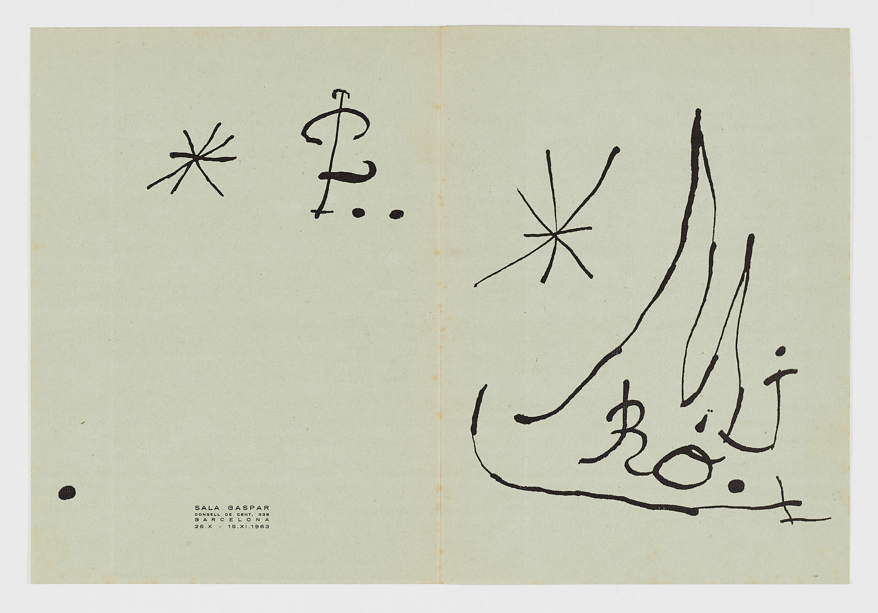 Álbum 19, 1963, Joan Miró