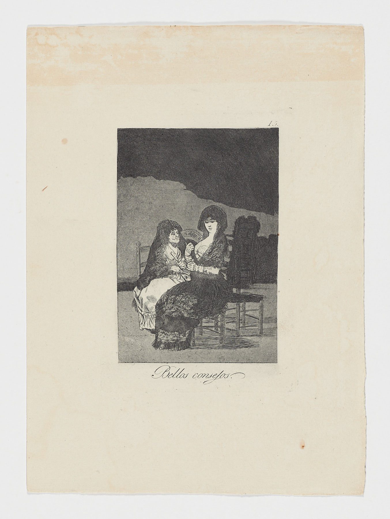 Bellos consejos, Francisco de Goya