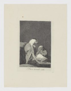 Bien tirada está, Francisco de Goya