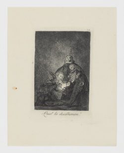¡Cual la descañonan!, Francisco de Goya