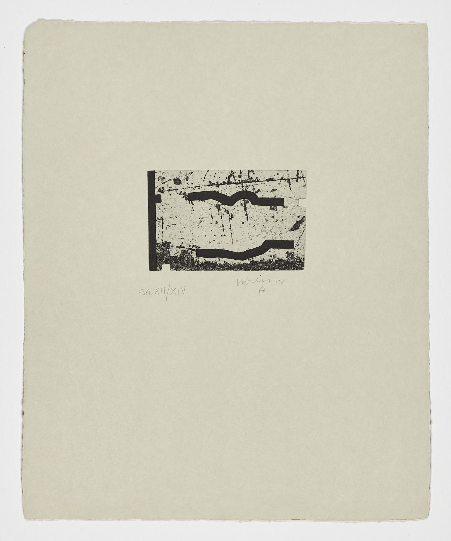 Estampa V (La indetenible quietud), 1998, Eduardo Chillida