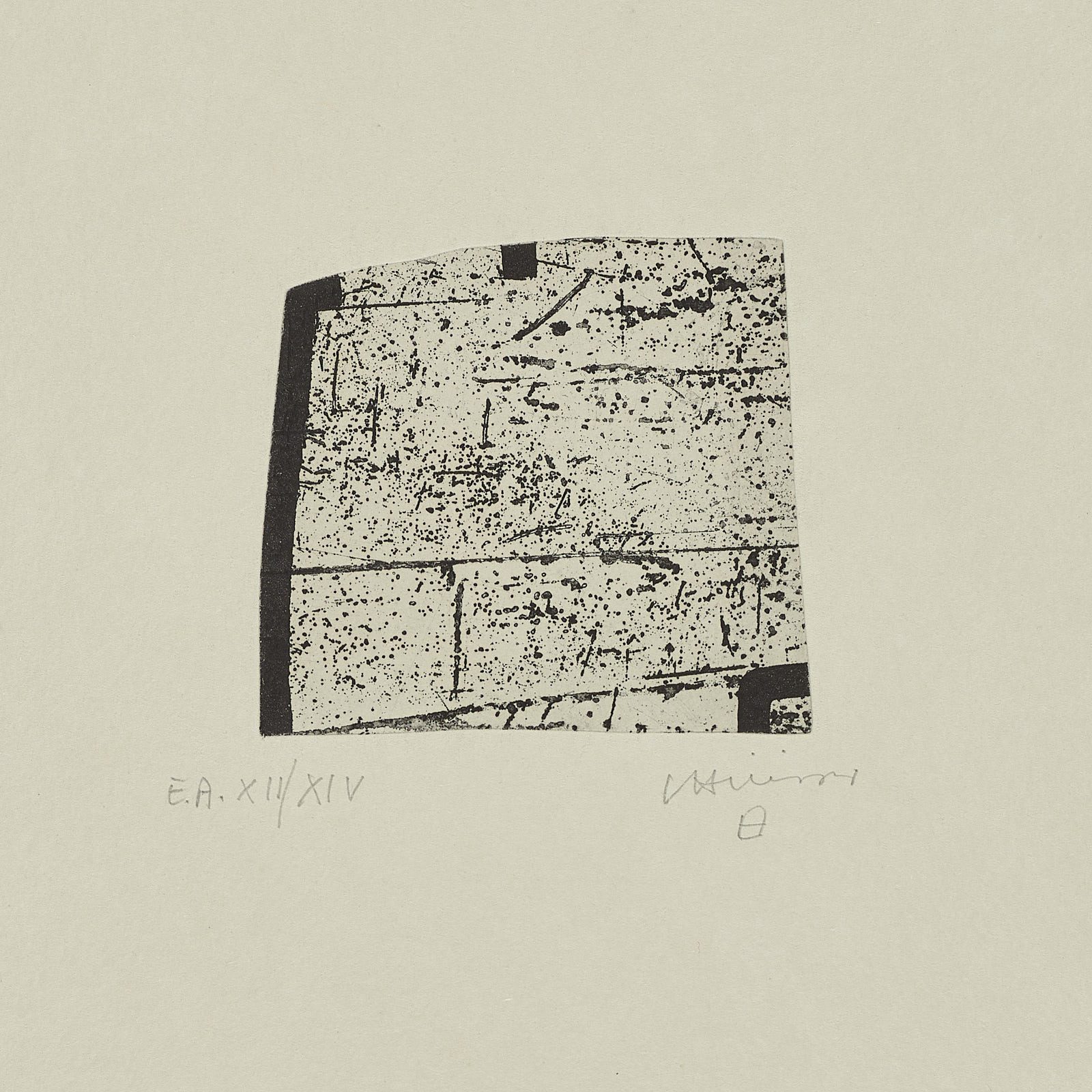 Estampa VI (La indetenible quietud), 1998, Eduardo Chillida