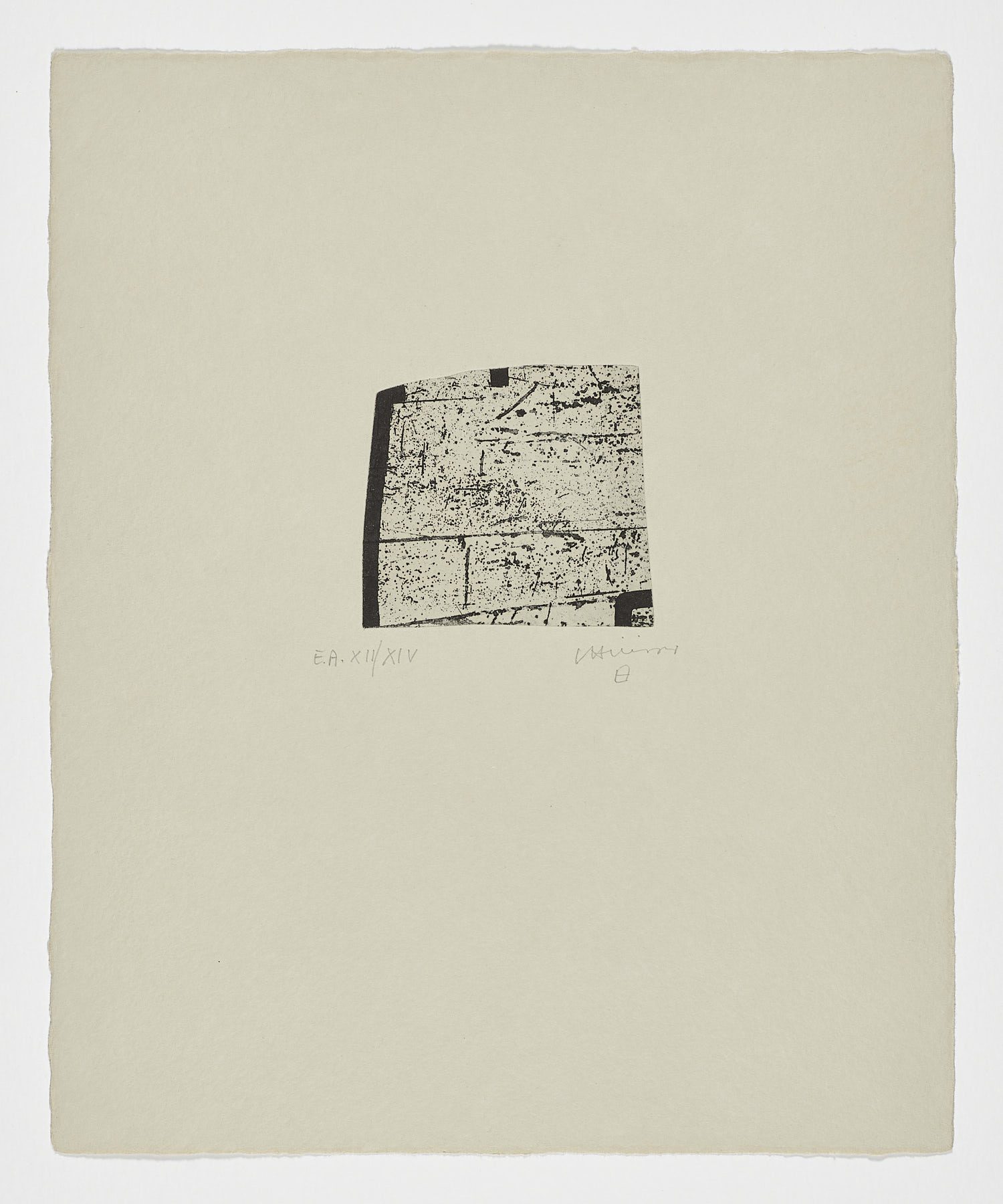 Estampa VI (La indetenible quietud), 1998, Eduardo Chillida