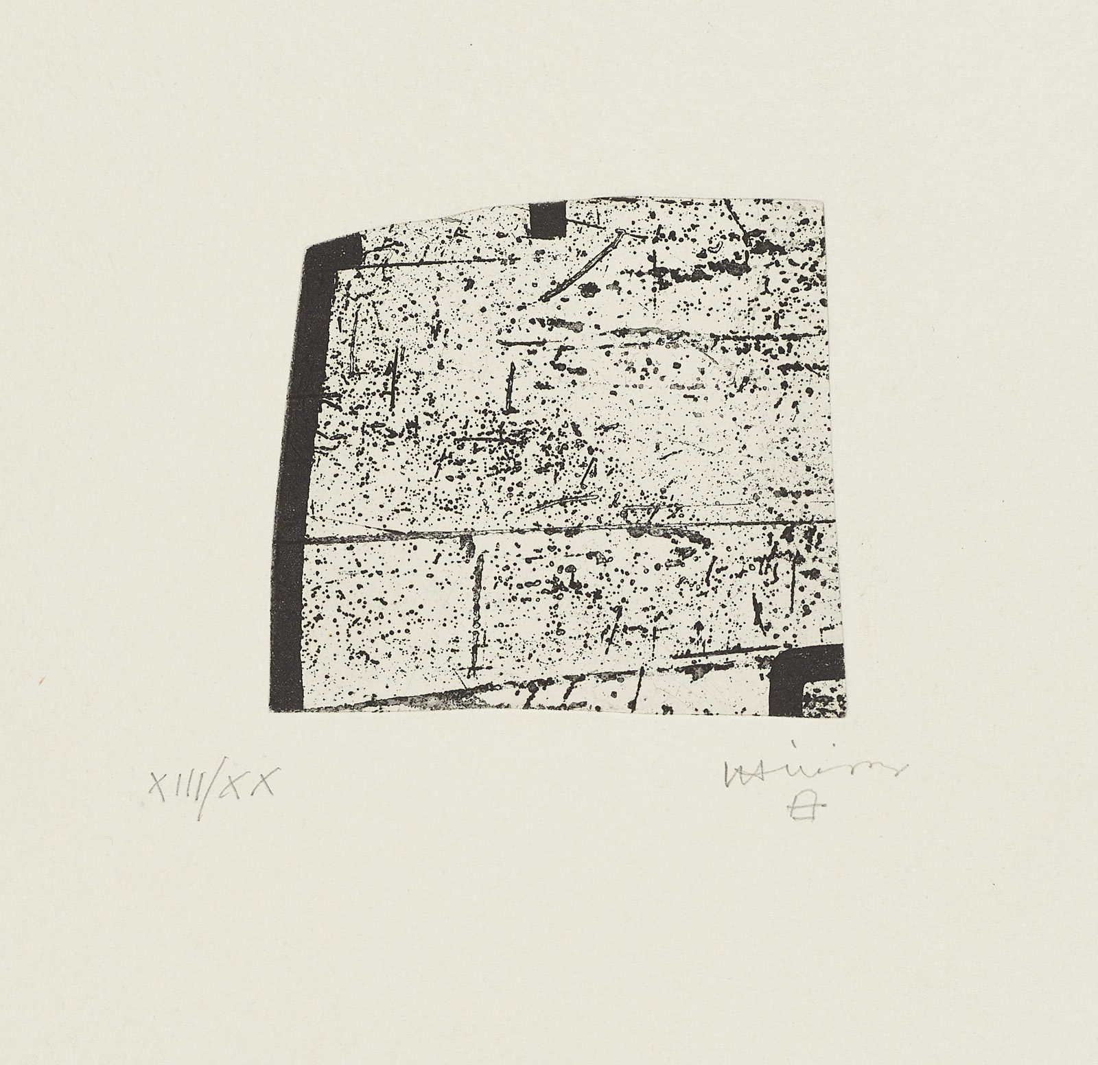 Estampa VI (La indetenible quietud), 1998, Eduardo Chillida