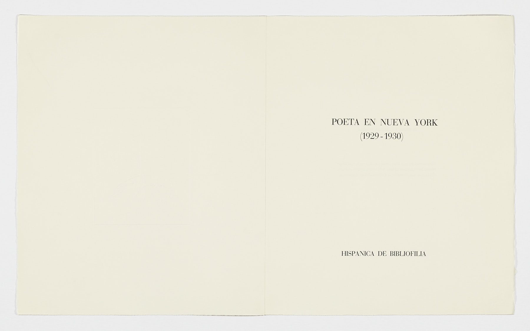 Poeta de Nueva York, 1988, Eduardo Naranjo