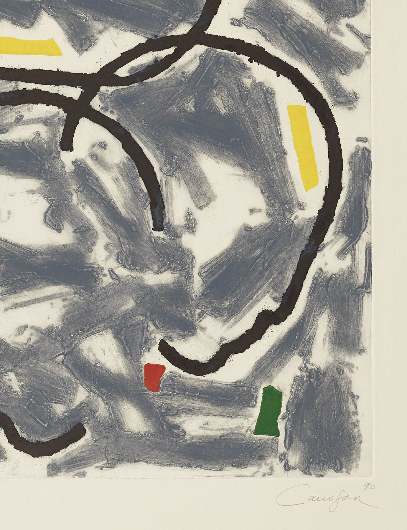 Sin título, 1990, Rafael Canogar