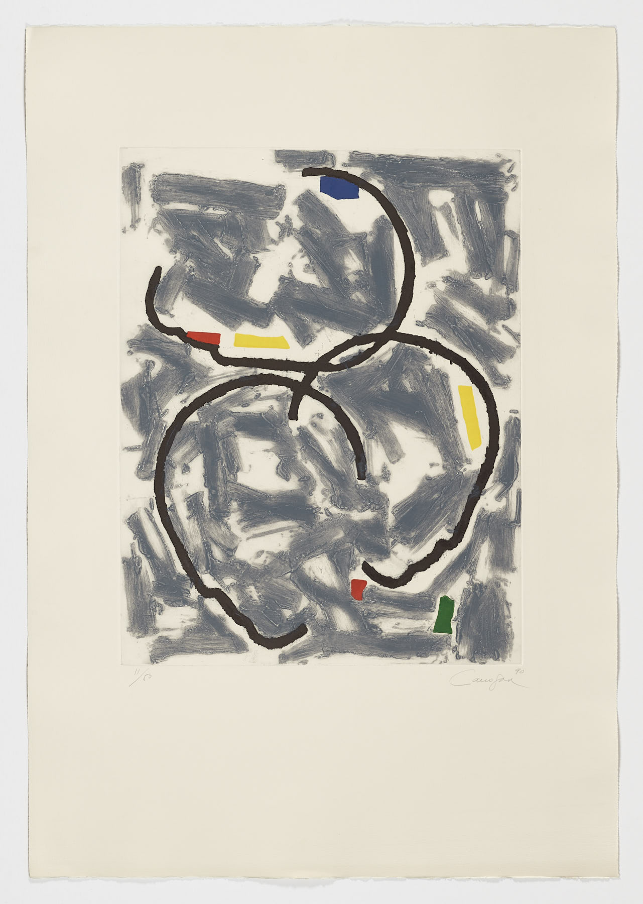 Sin título, 1990, Rafael Canogar