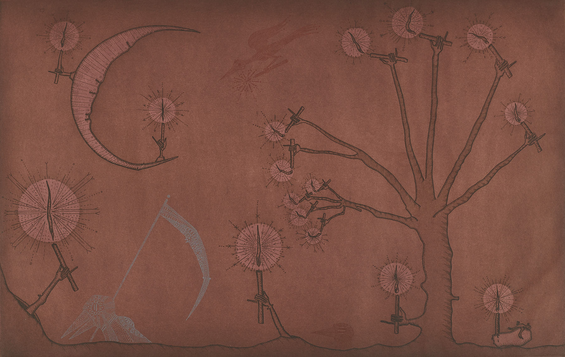 Capvespre magic, 1975, Joan Ponç