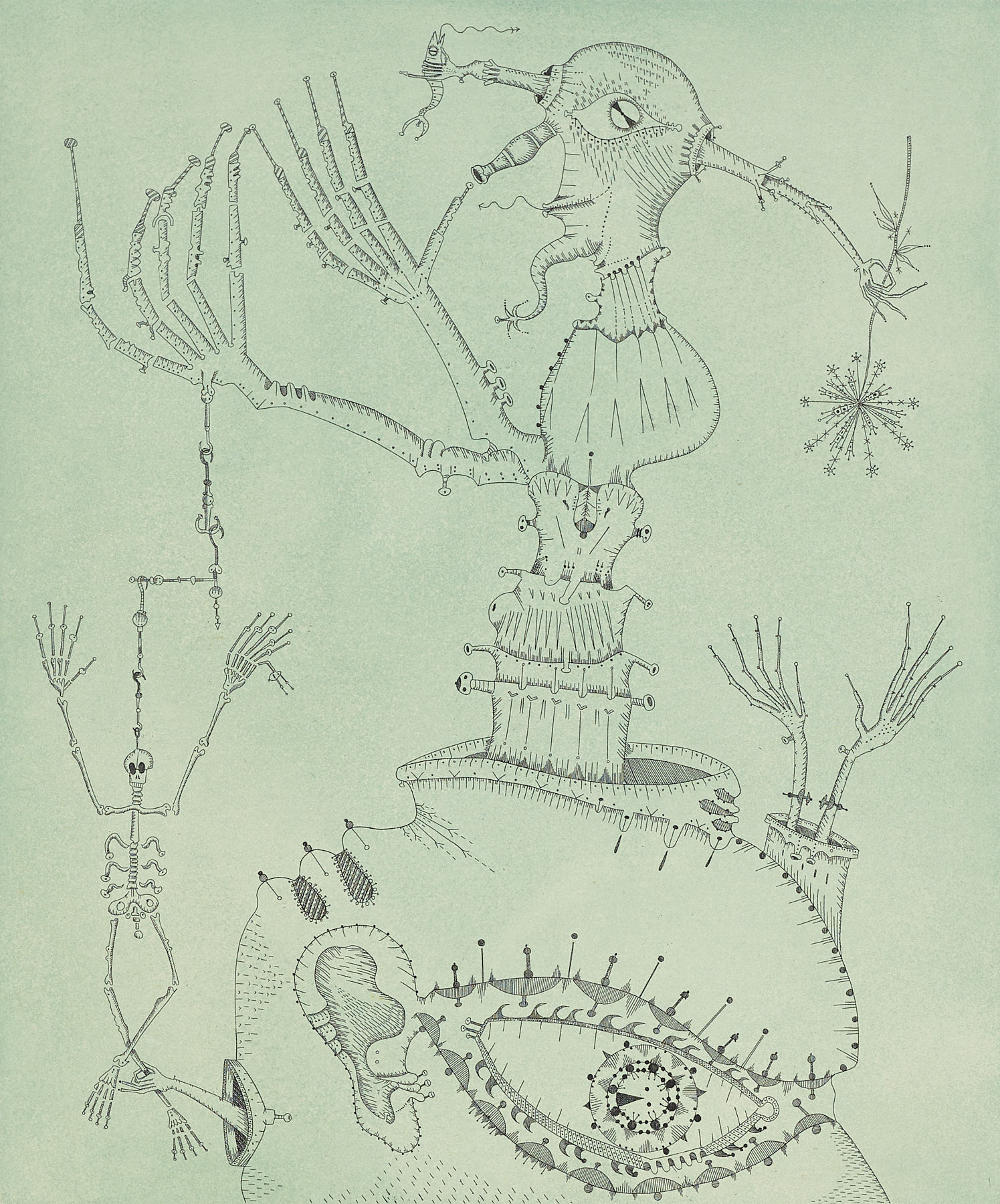 Homenaje a Bruhegel, 1973, Joan Ponç