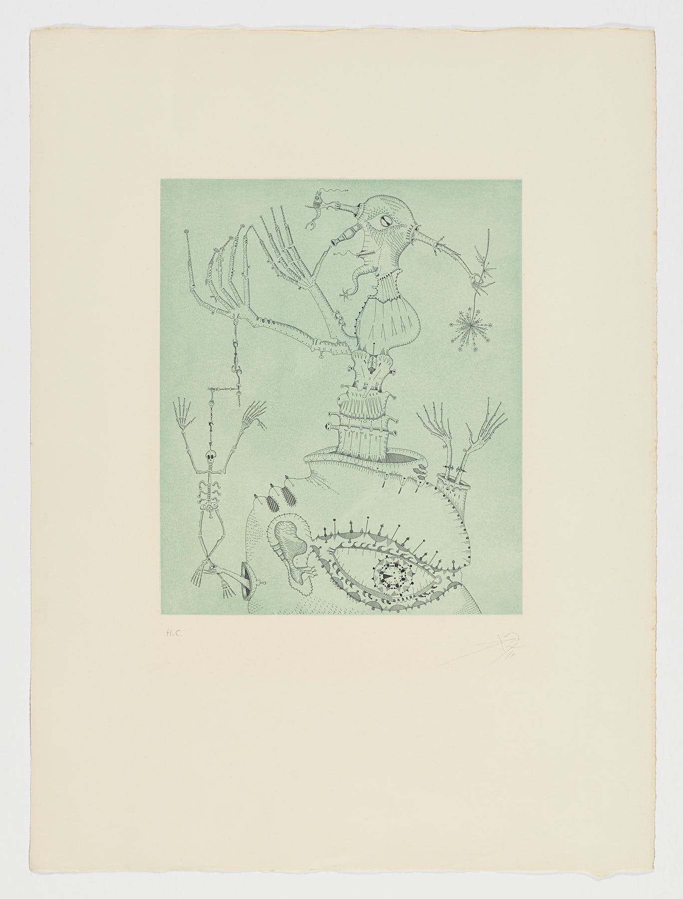 Homenaje a Brueghel, 1973, Joan Ponç