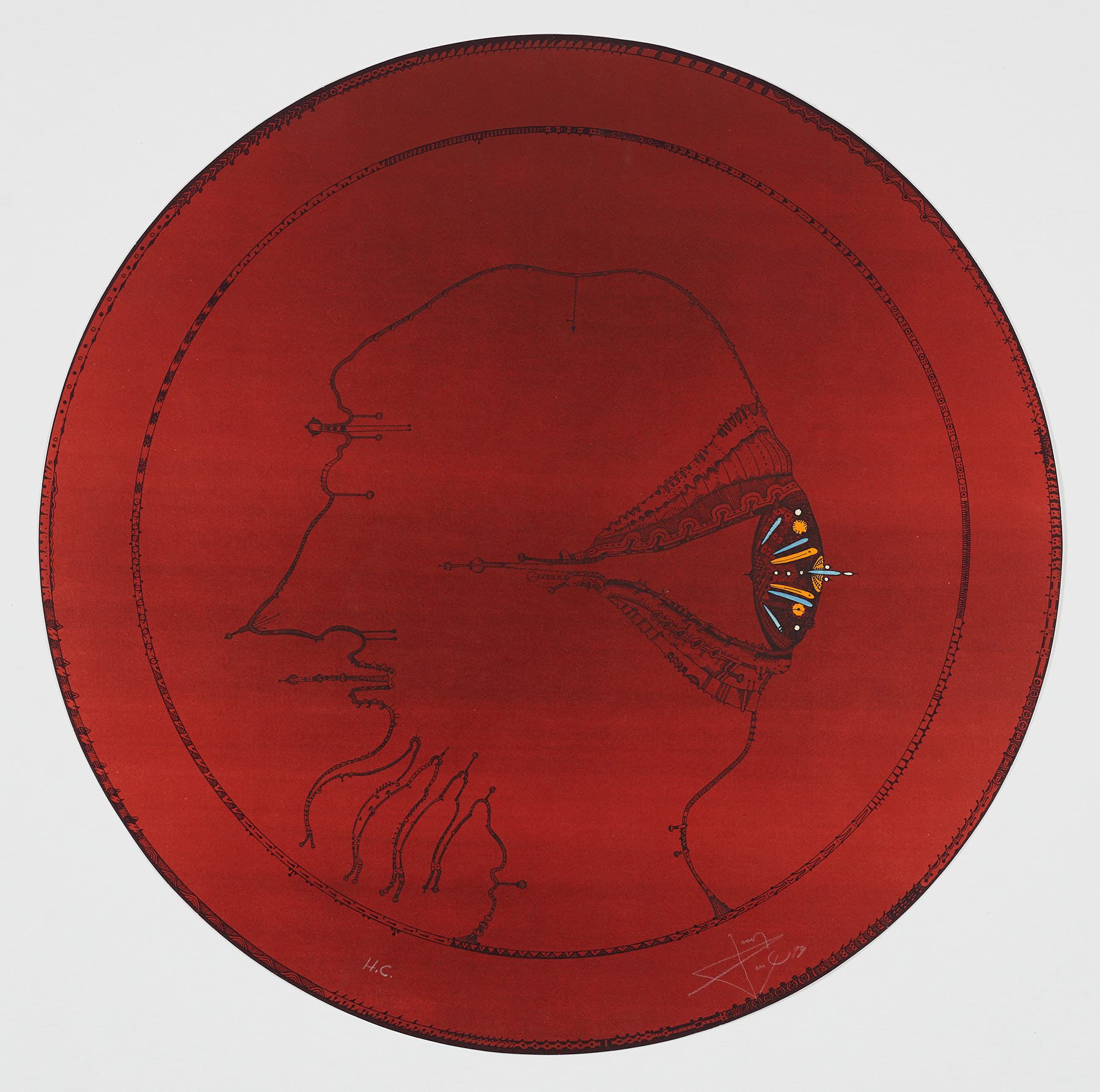 Ojo rojo, 1973, Joan Ponç