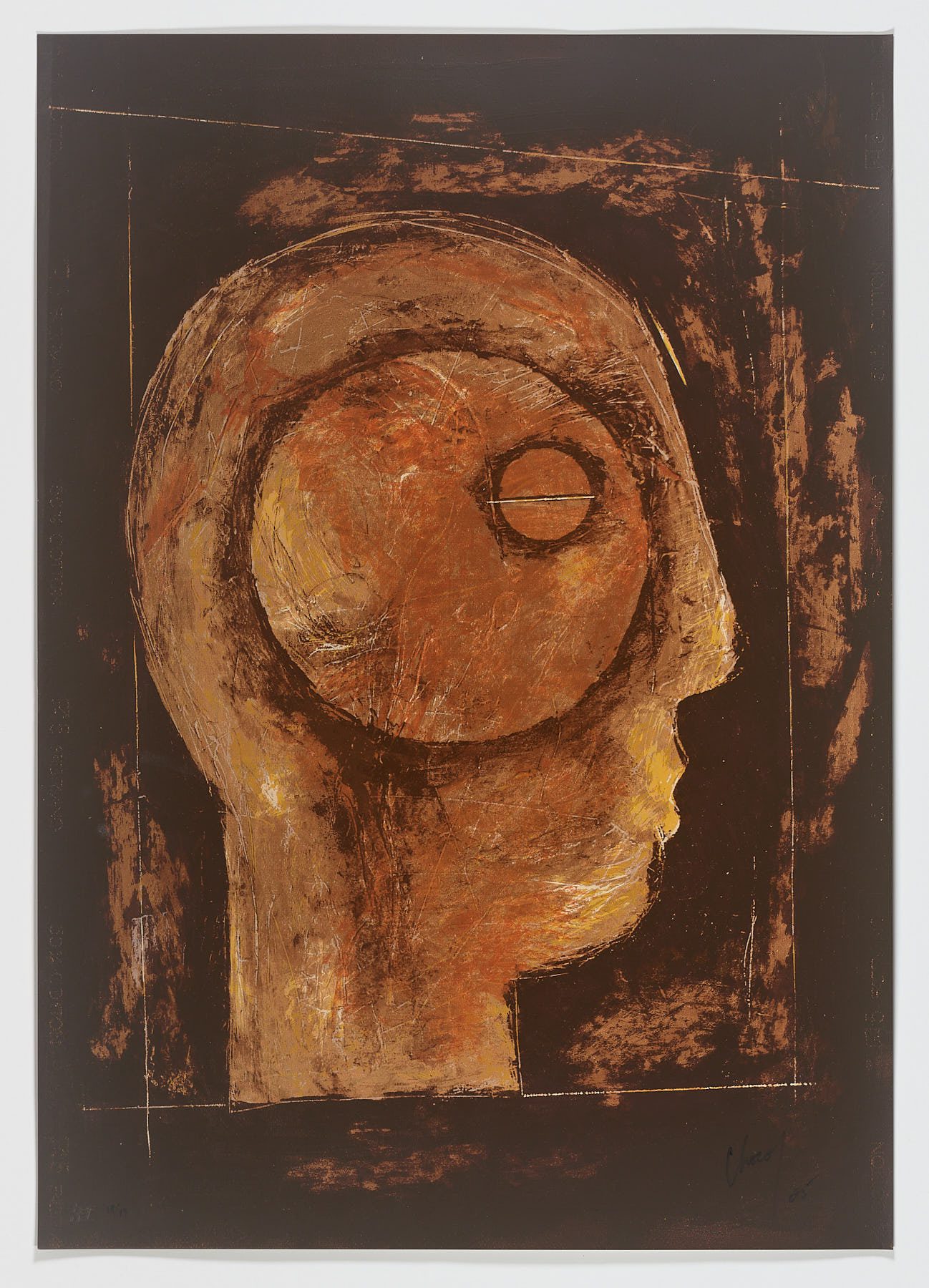 Rostro de perfil, 2005, Eduardo "Choco" Rodríguez