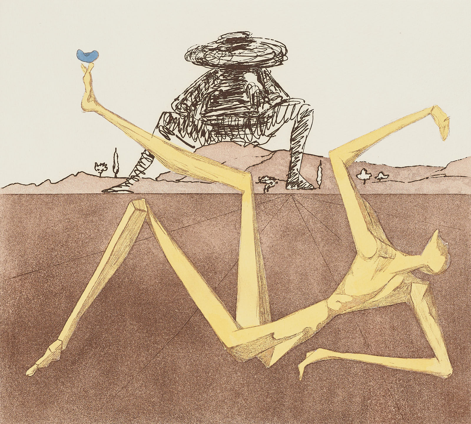 The heart of madness, 1980, Salvador Dalí