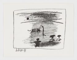 Las banderillas, 1961, Pablo Picasso