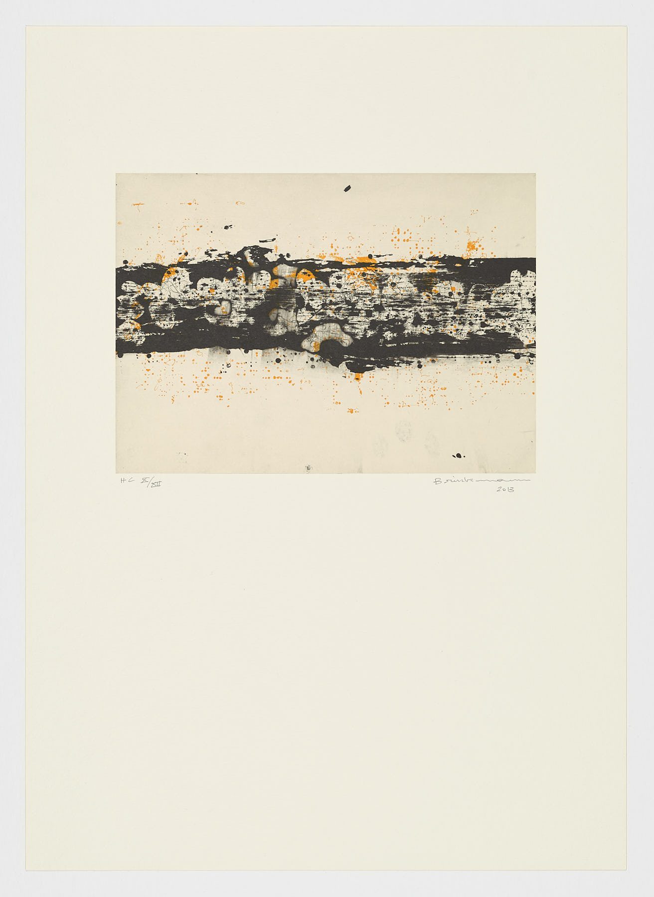 Negro corrido, 2013, Enrique Brinkmann