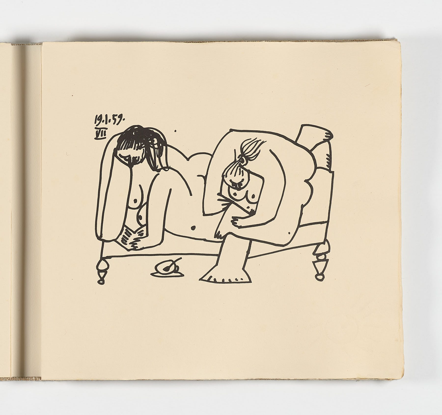 Dibujos y escritos, 1961, Pablo Picasso