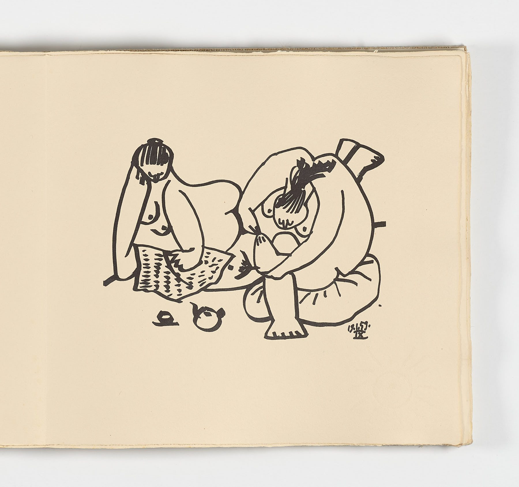 Dibujos y escritos, 1961, Pablo Picasso