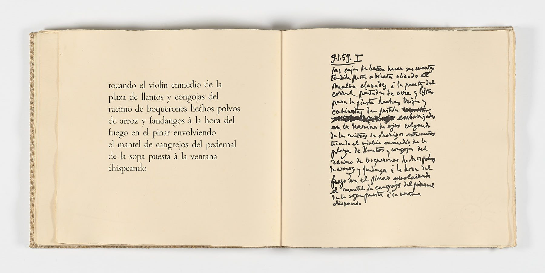 Dibujos y escritos, 1961, Pablo Picasso