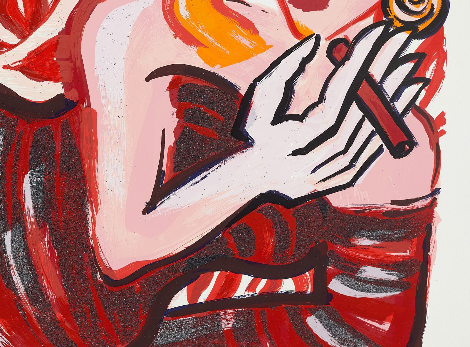 Fumando espero, 2004, Elvira Bach