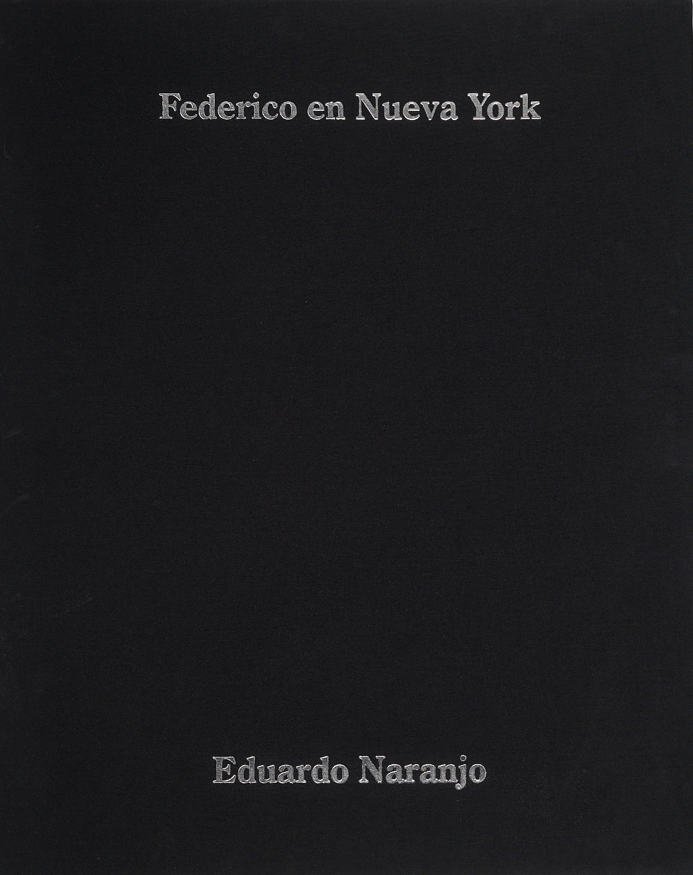 Federico en Nueva York, 2005, Eduardo Naranjo