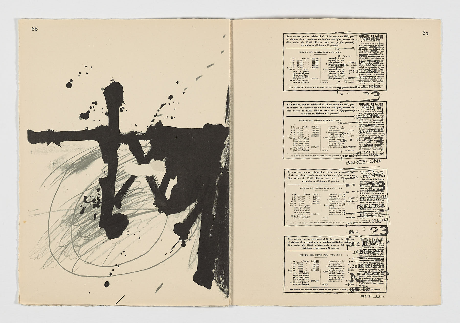 Novel·la, 1965, Joan Brossa y Antoni Tàpies