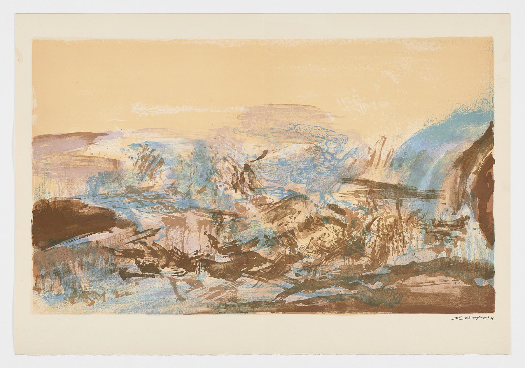 À la Gloire de l´image, 1977, Zao Wou-ki