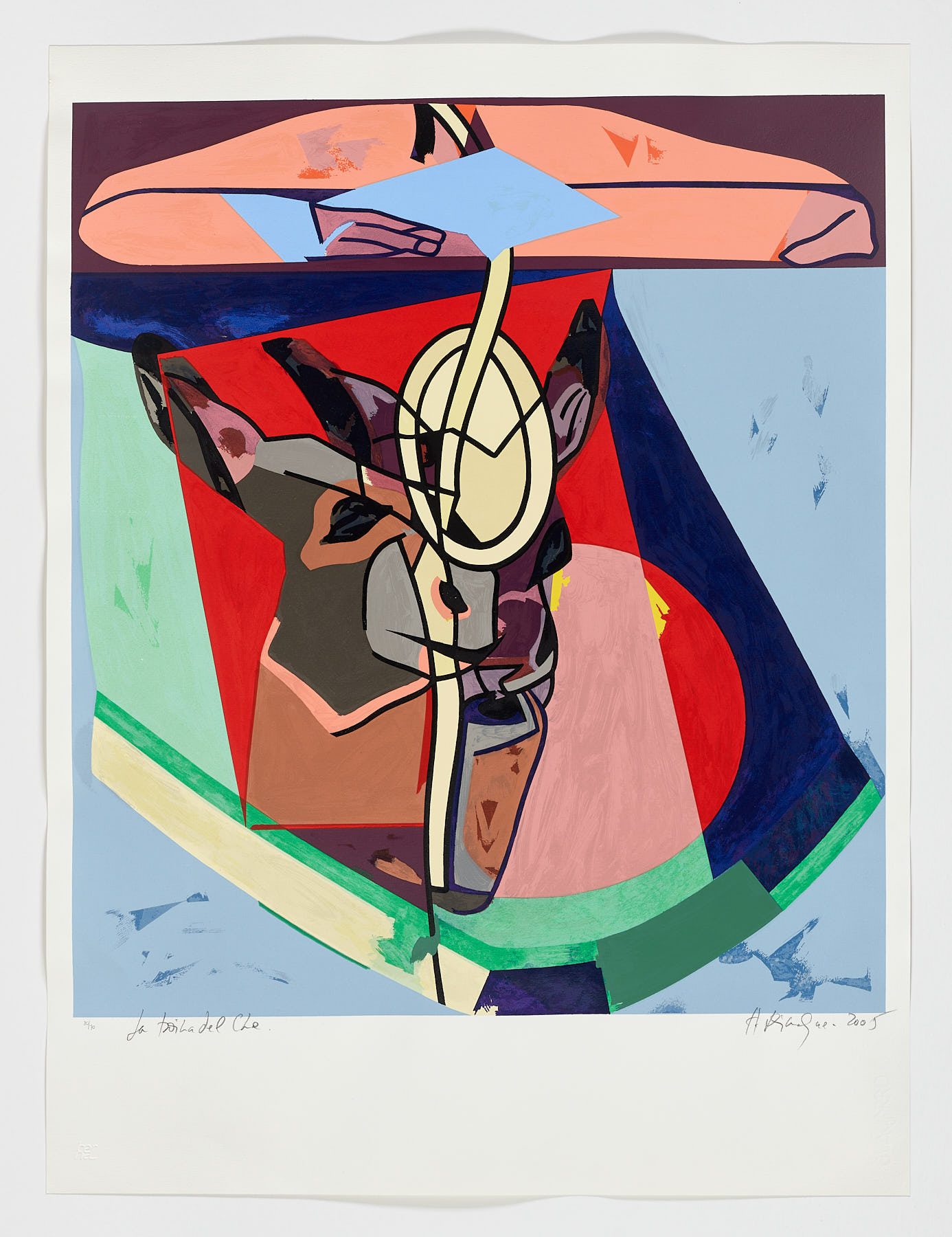 La boina del Ché, 2005, Hervé Telémaque