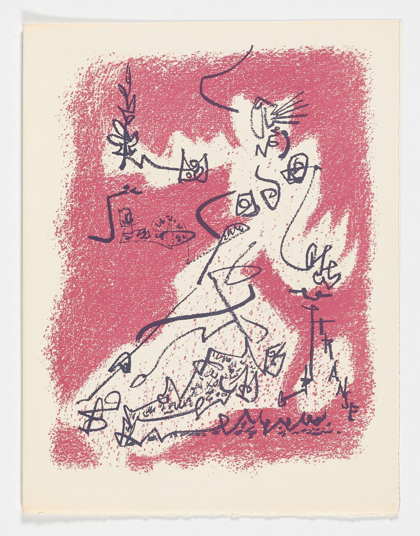 Le départ, 1972, André Masson