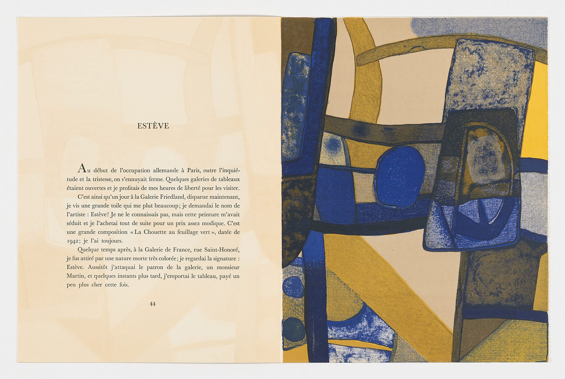 Alalito, 1972, Maurice Estéve