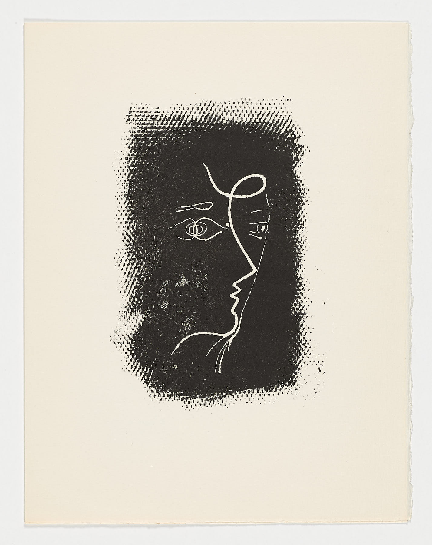 Profil de femme (M. 25), 1972, Georges Braque