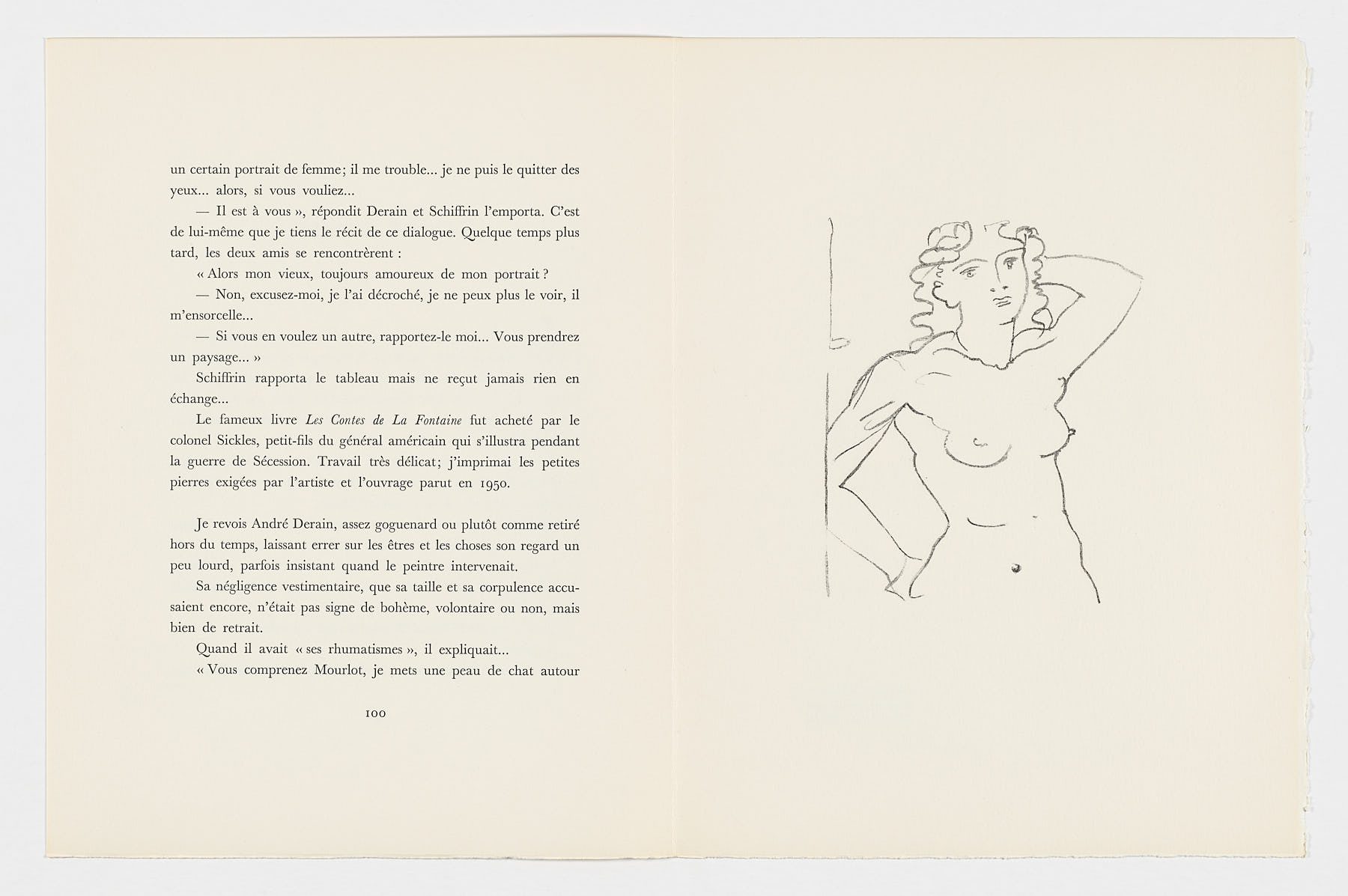 Buste de femme, 1972, André Derain