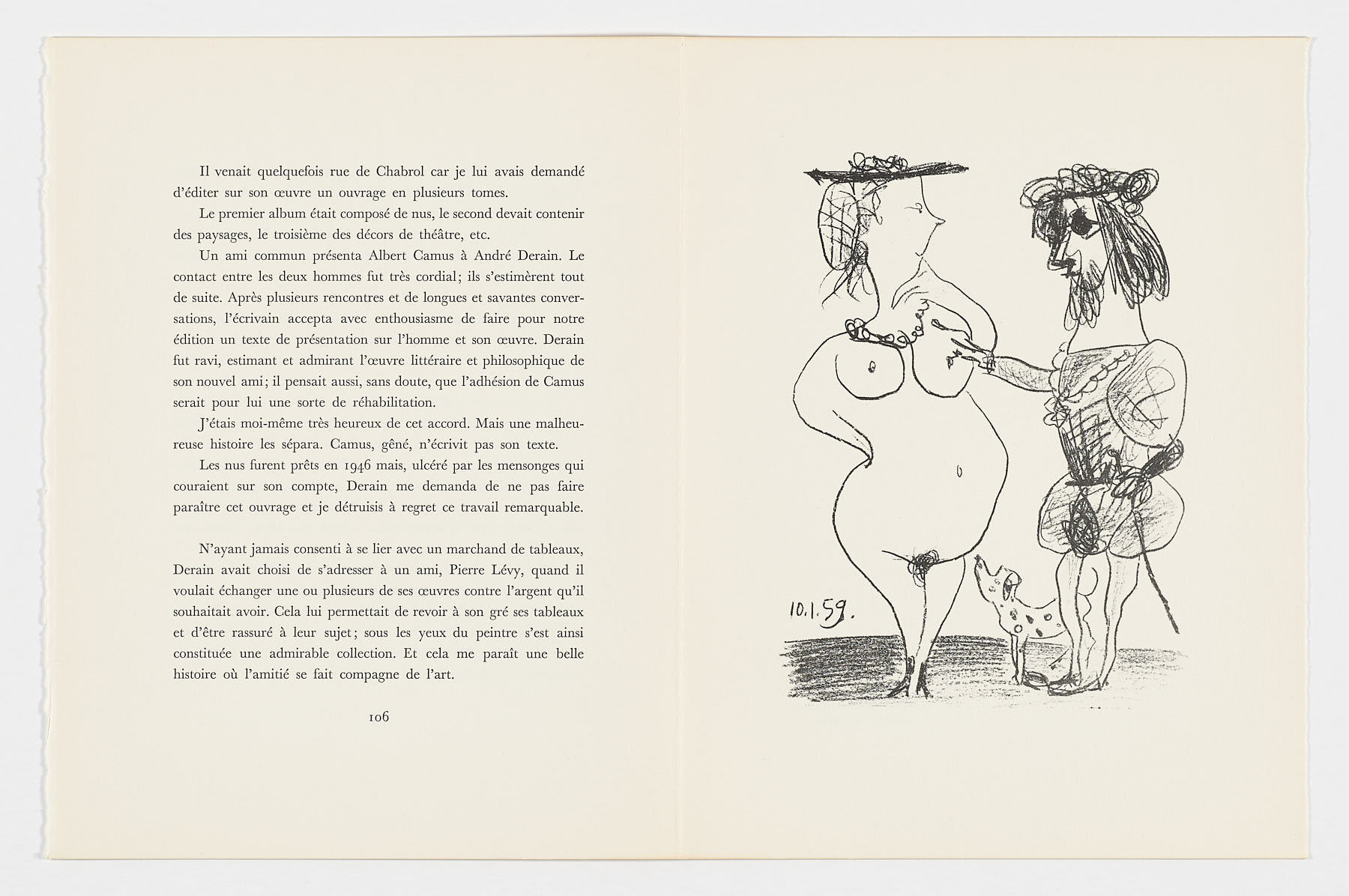 Le seigneur et la dame (M. 322), 1972, Pablo Picasso