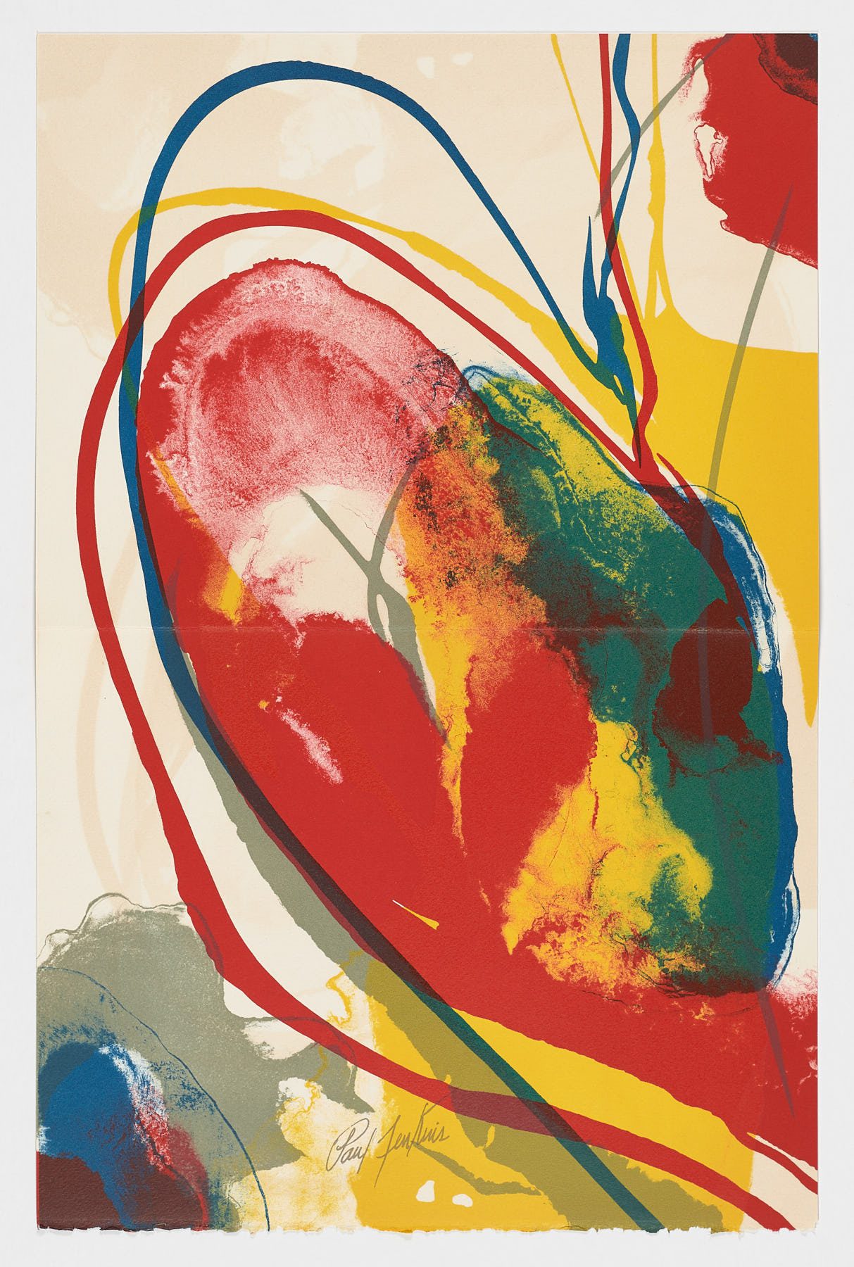 Composition pour Eric, 1972, Paul Jenkins