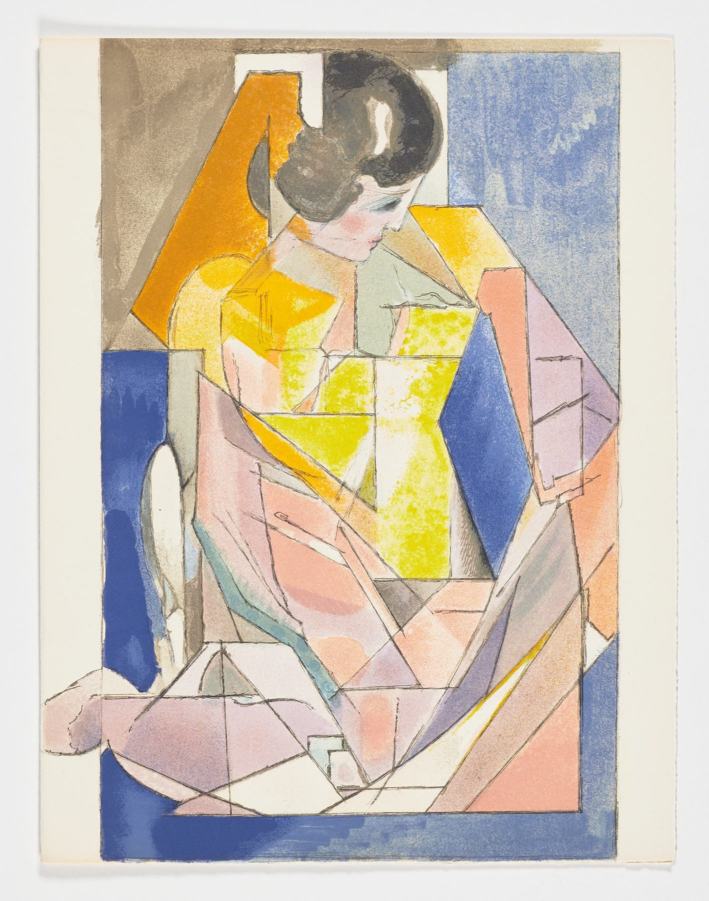 Portrait d'une jeune fille, 1972, Jacques Villon
