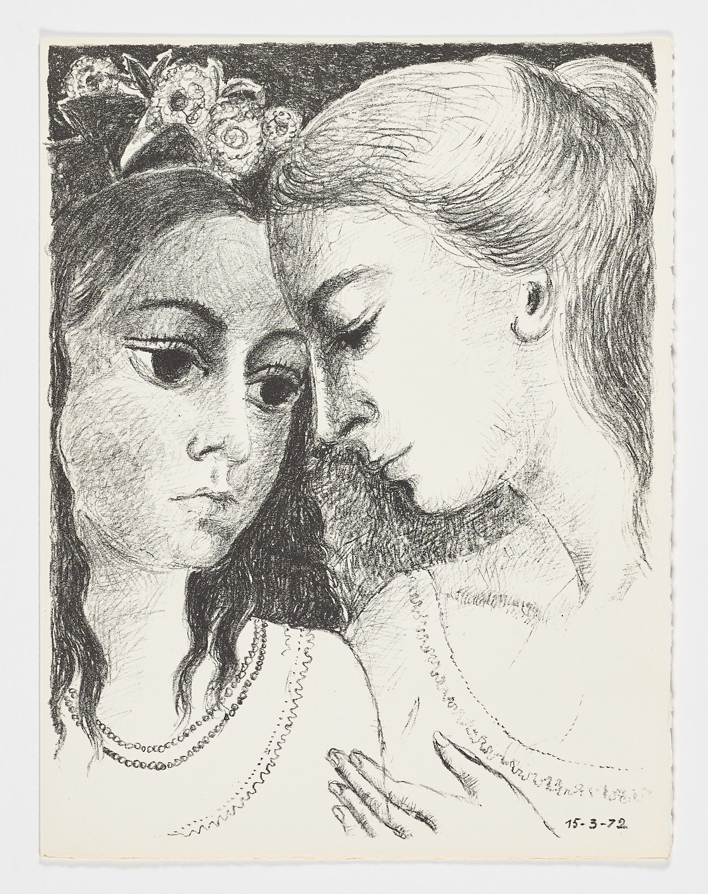 Confidences, 1972, Paul Delvaux