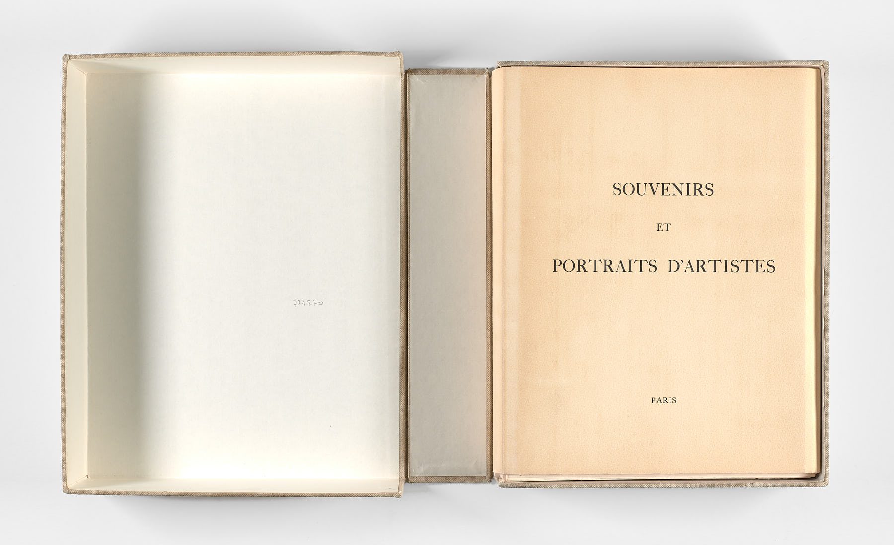 Souvenirs et Portraits D'Artistes, 1972, varios artistas