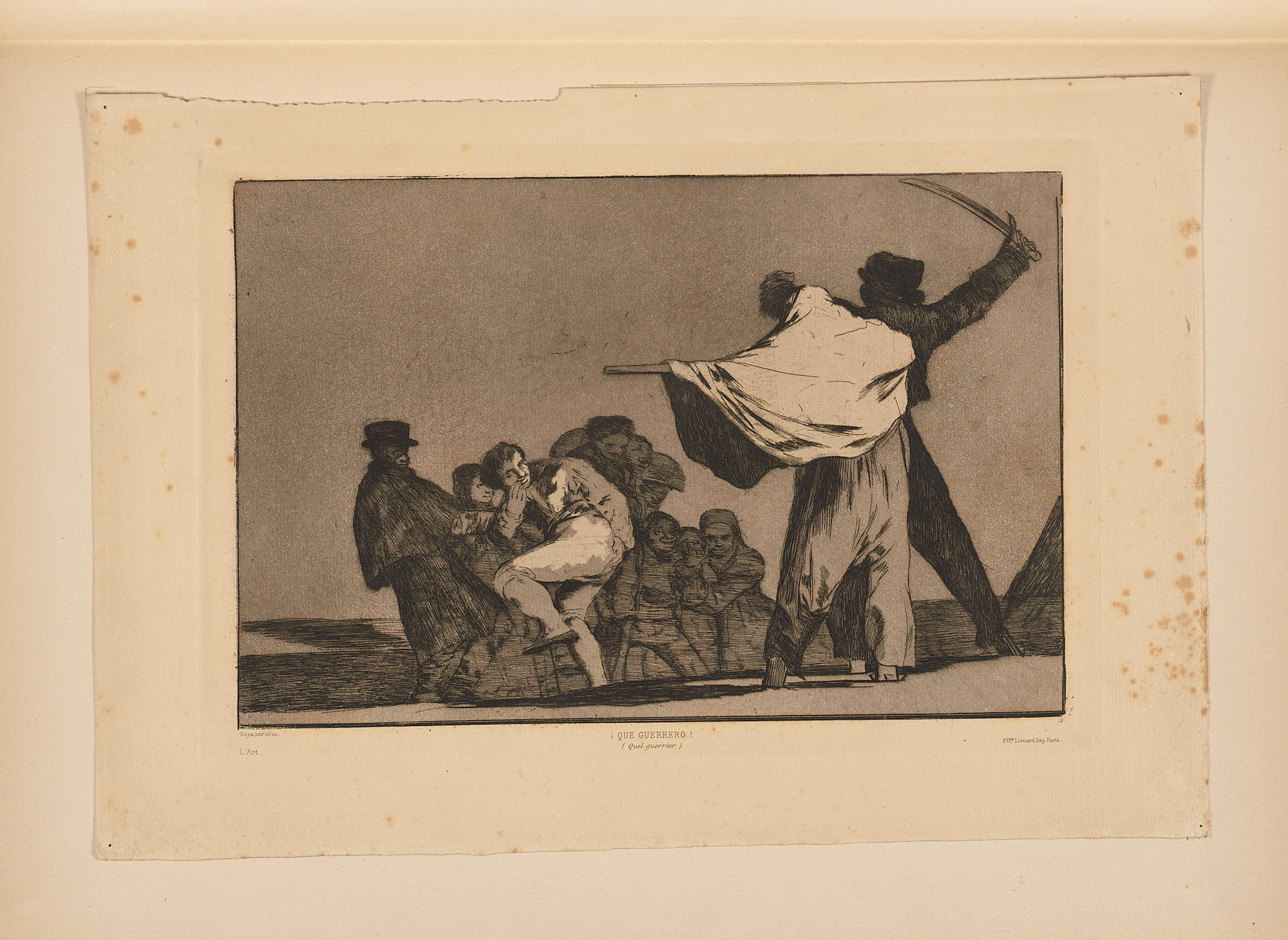 Disparate conocido, 1877, Francisco de Goya