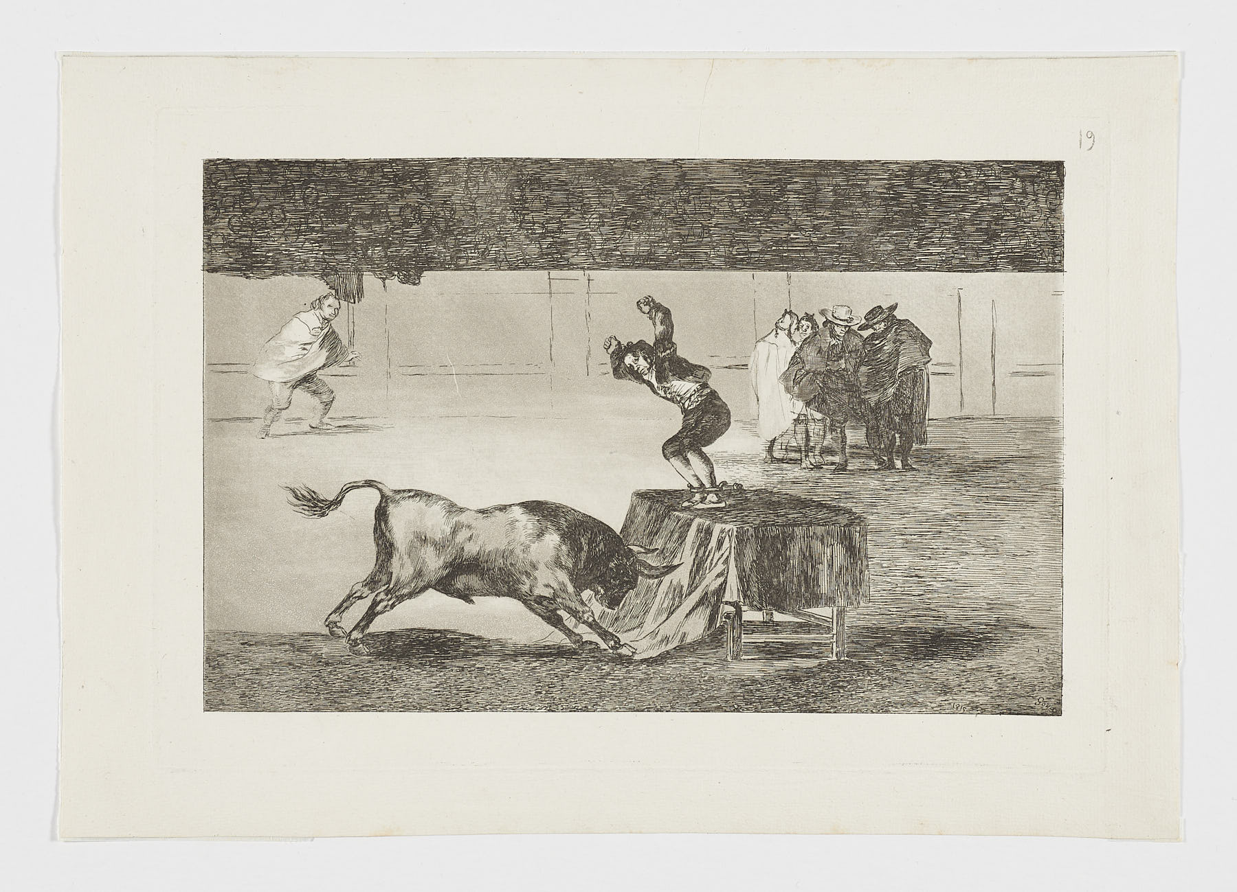 La Tauromaquia (estampa 19), Francisco de Goya