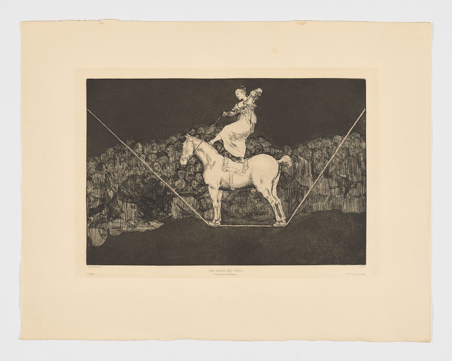 Disparate puntual o Bailando en una cuerda floja, Francisco de Goya