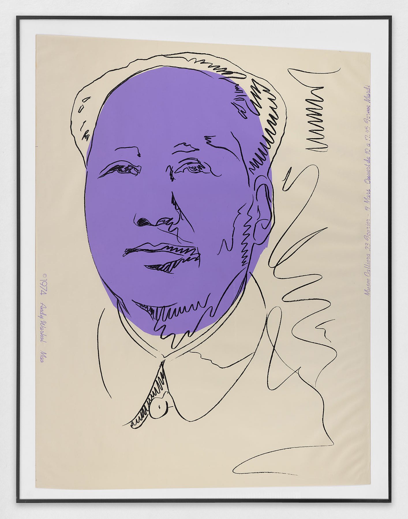 Mao Tse-Tung, 1974, Andy Warhol