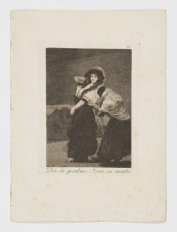 Dios la perdone. Y era su madre, Francisco de Goya
