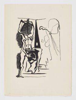 21 dessins de Picasso (Hélène Chez Archimède), 1955, Pablo Picasso