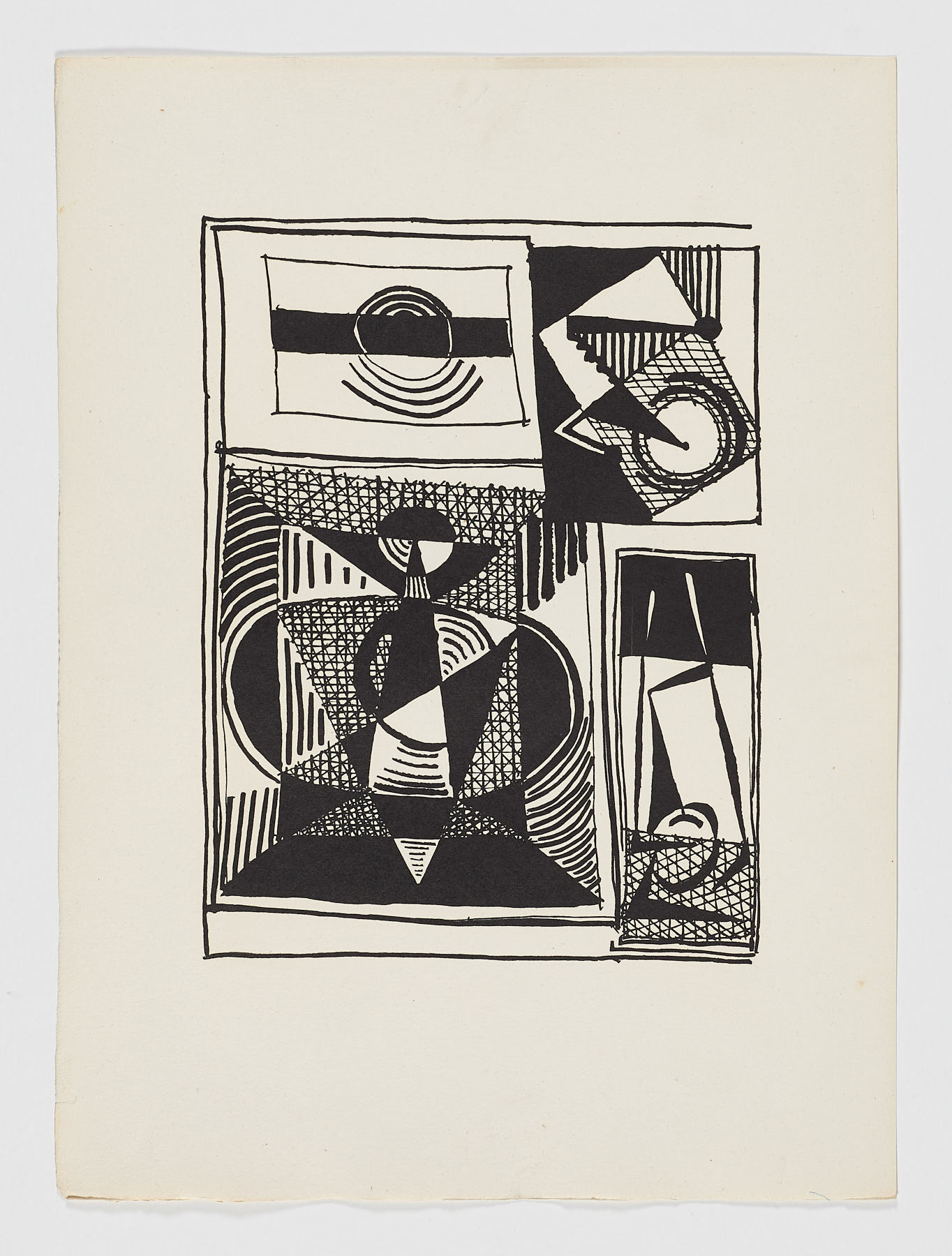 21 dessins de Picasso (Hélène Chez Archimède), 1955, Pablo Picasso