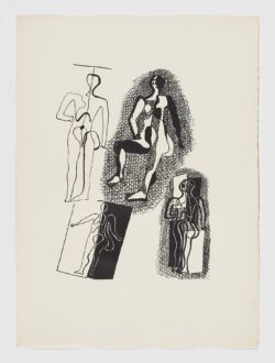 21 dessins de Picasso (Hélène Chez Archimède), 1955, Pablo Picasso
