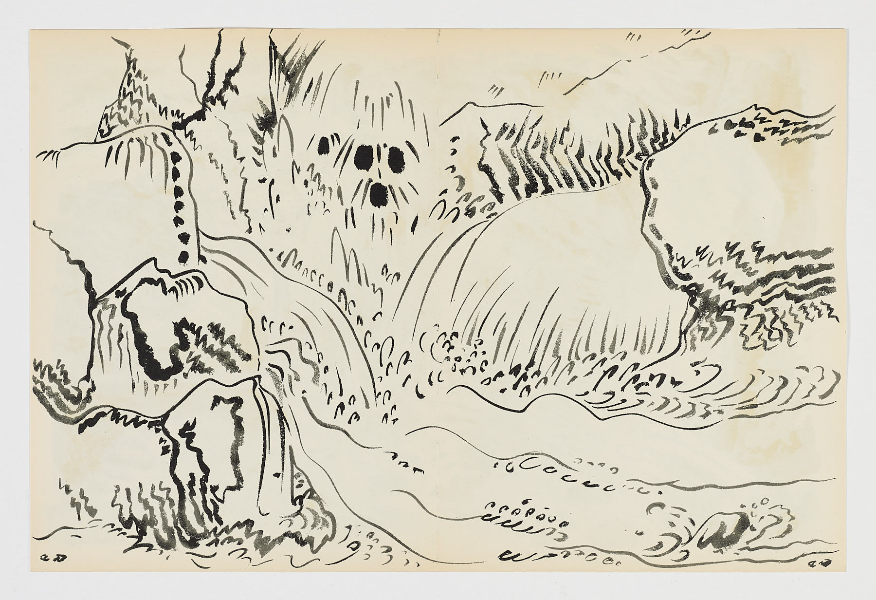 Le Torrent, 1952, André Masson