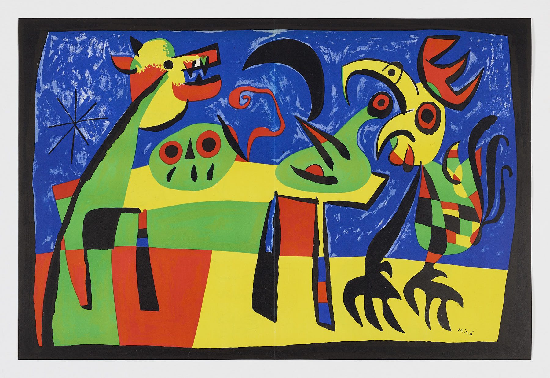 Le chien aboyant à la lune, 1952, Joan Miró