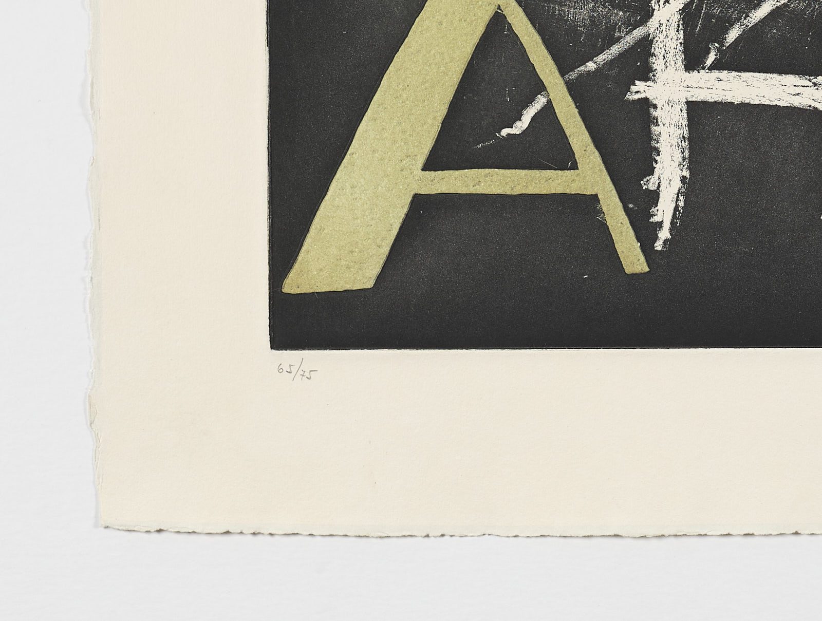 Lʼesperit català II, 1971, Antoni Tàpies