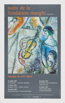 Nuits de la Fondation Maeght, 1987, Marc Chagall
