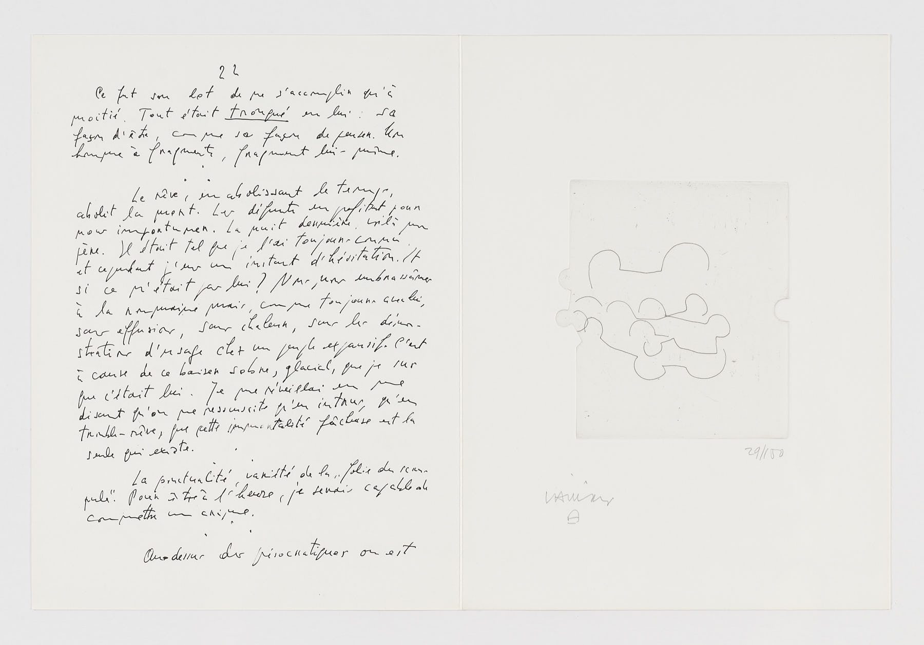Emile M. Cioran: Ce maudit moi, 1983, Eduardo Chillida