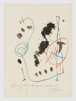 Quelques fleurs pour des amis, 1964, Joan Miró